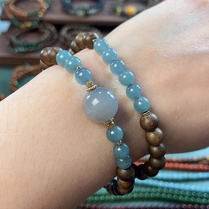 未镶嵌沉香手串0.6