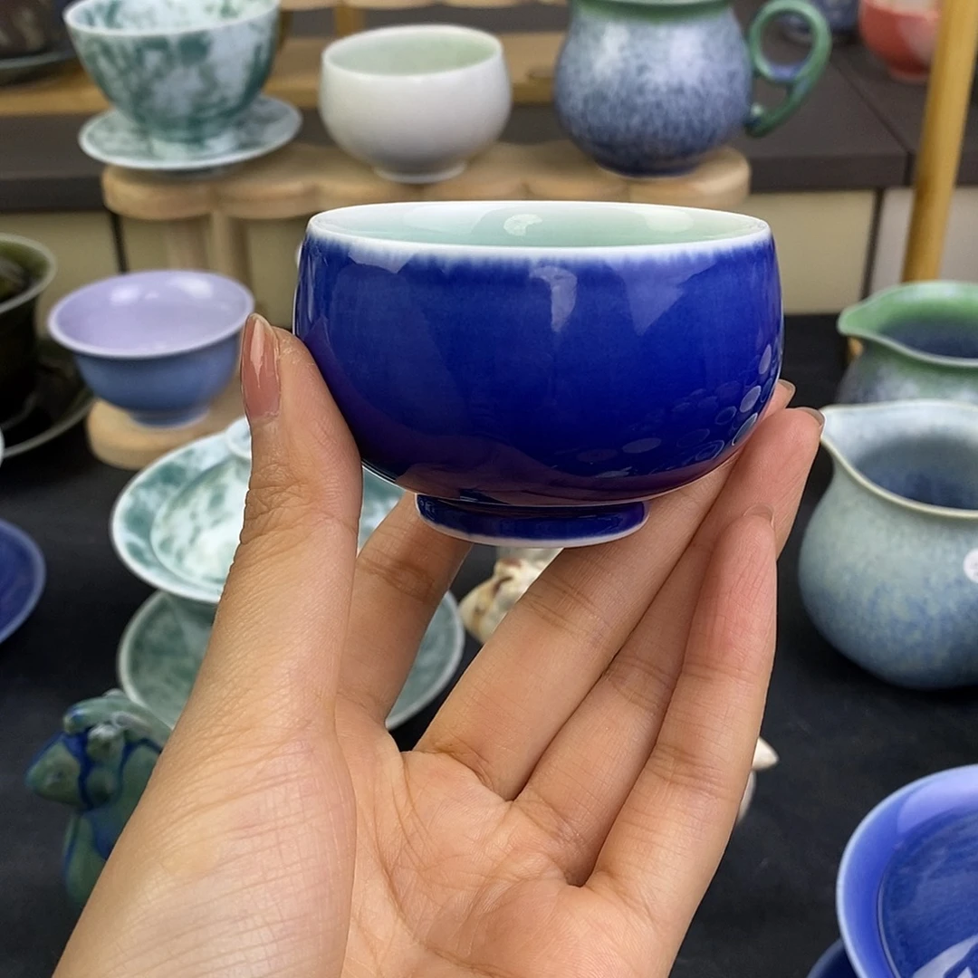 景德镇高温陶瓷茶杯80ml