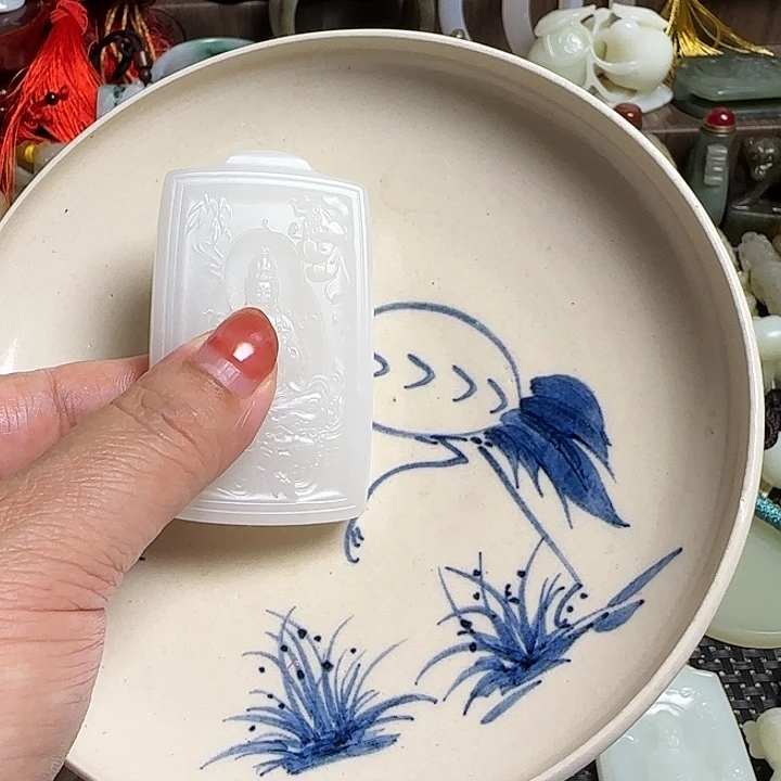 老***虎瓷片新号开播瓷盘一件