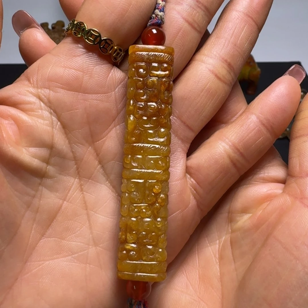 和田玉（糖玉）挂件未镶嵌