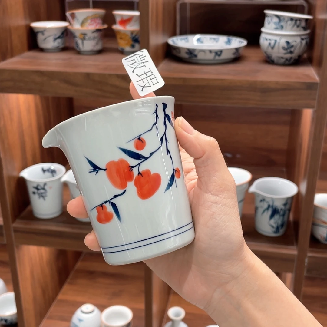 微瑕釉下彩纯手绘