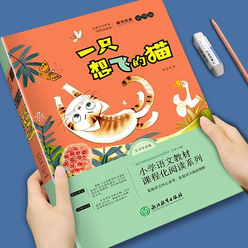 小学生课外阅读注音版一只想飞的猫人教版同步快乐读书吧