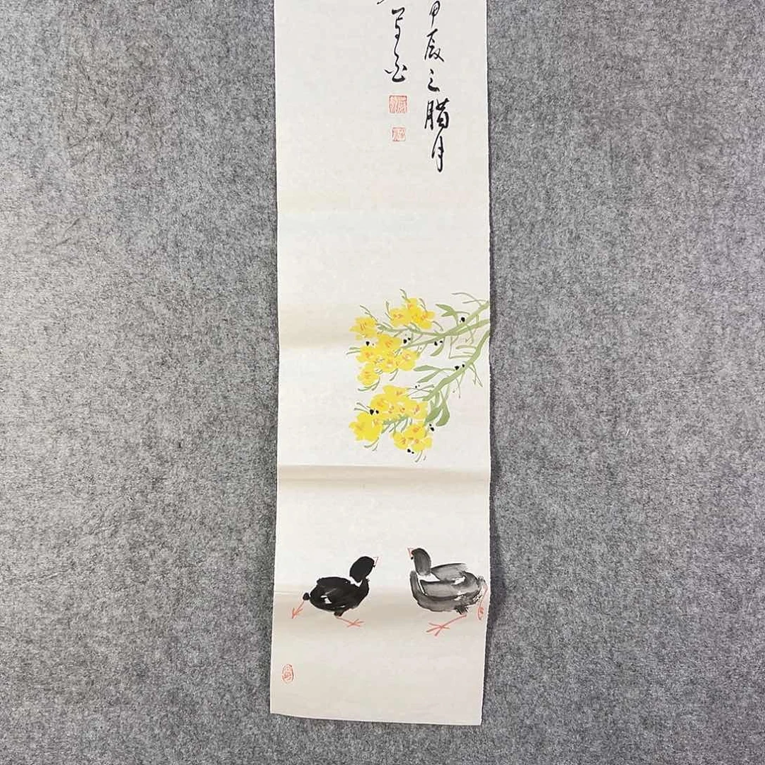 国画784 花鸟在此处飞翔也不太方便