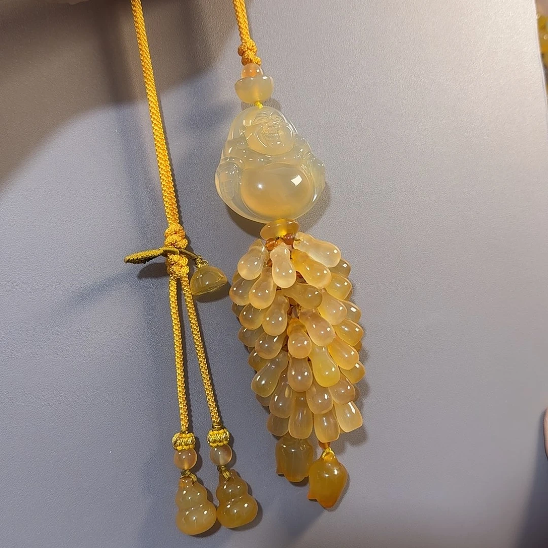 玛瑙/玉髓未镶嵌汽车挂件