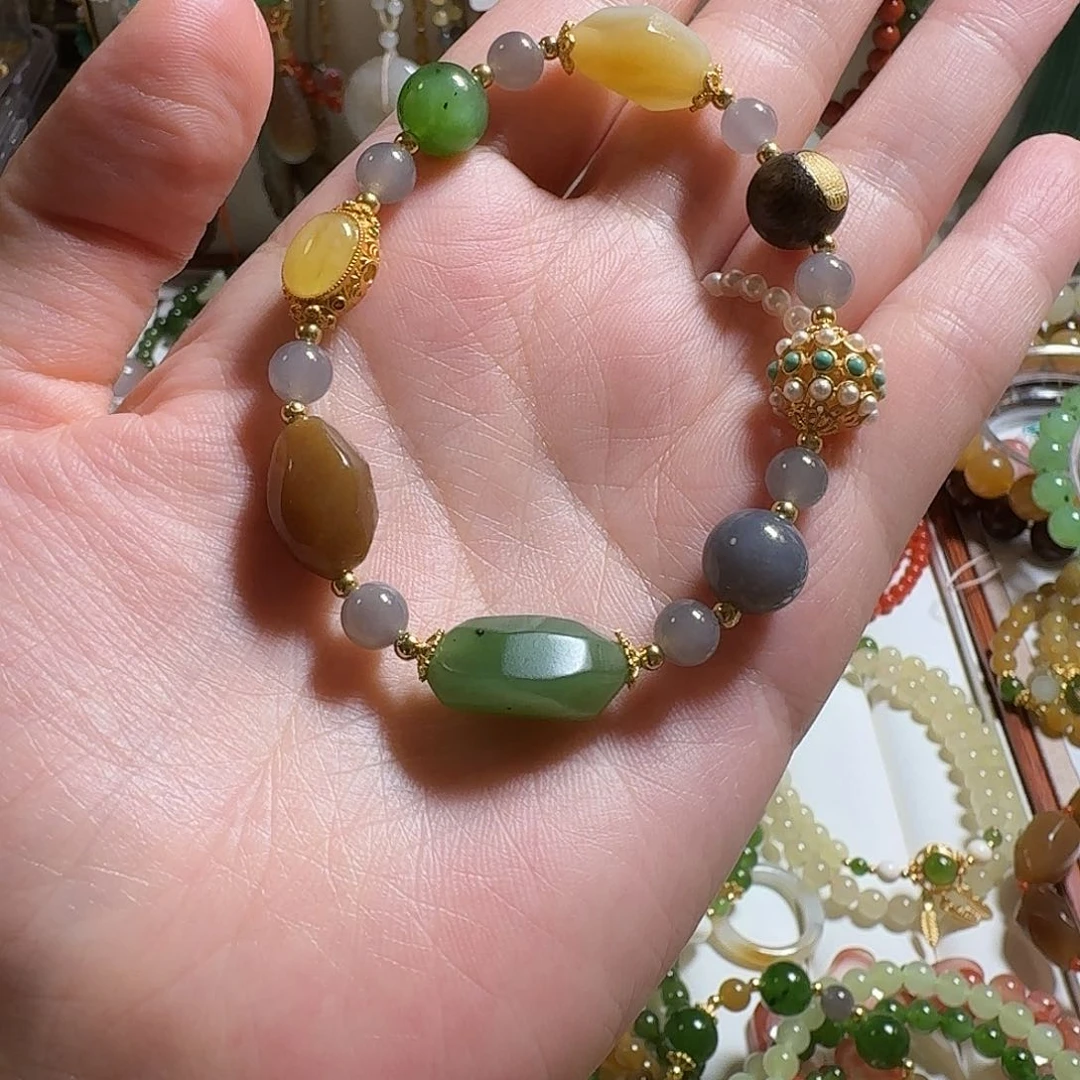 手链未镶嵌和田玉