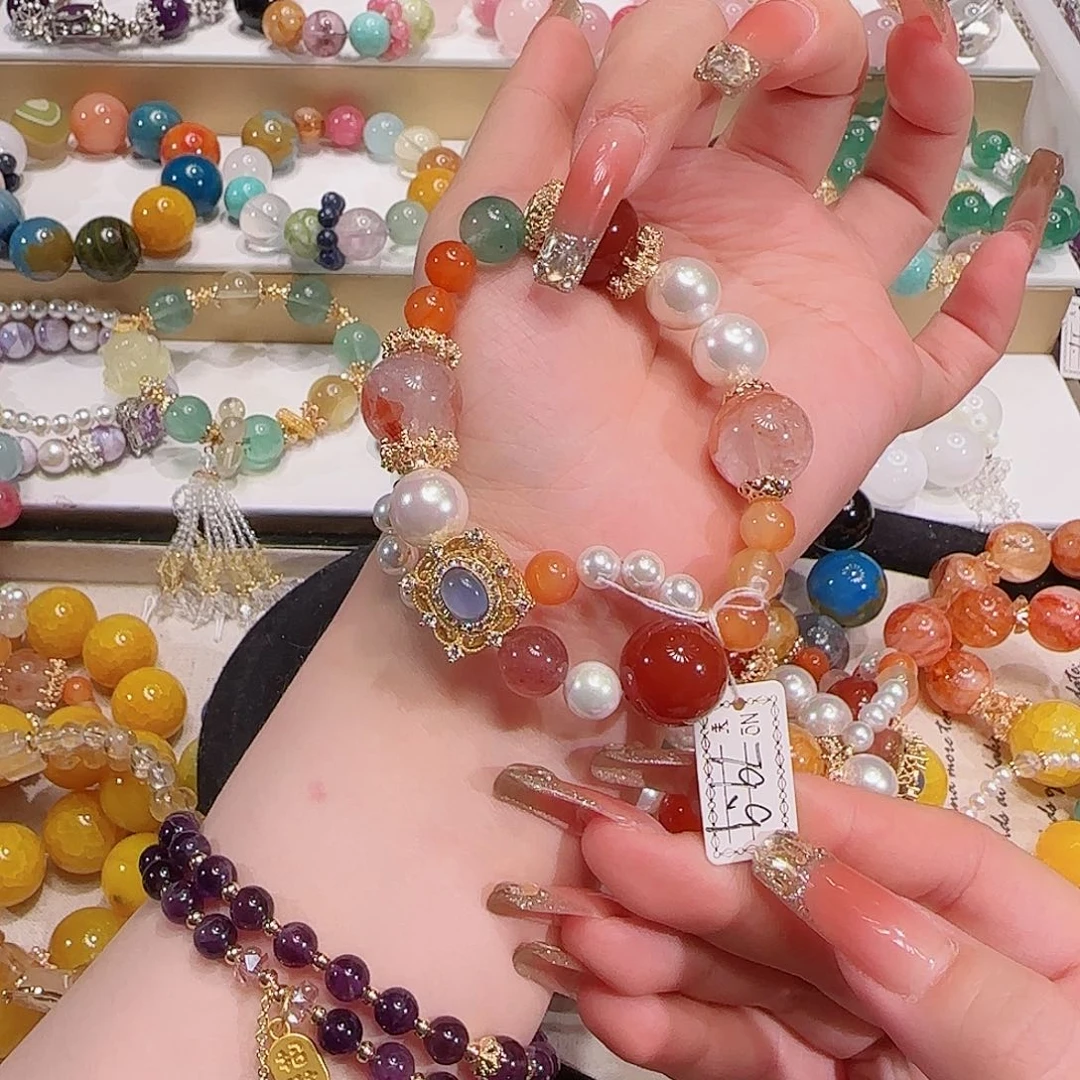 水晶手链未镶嵌把