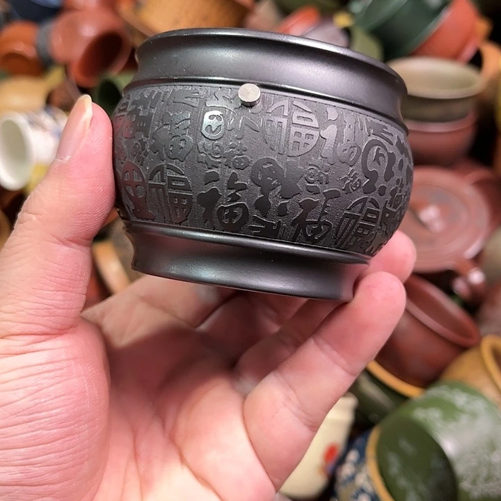 紫砂茶杯全手工紫砂主人杯