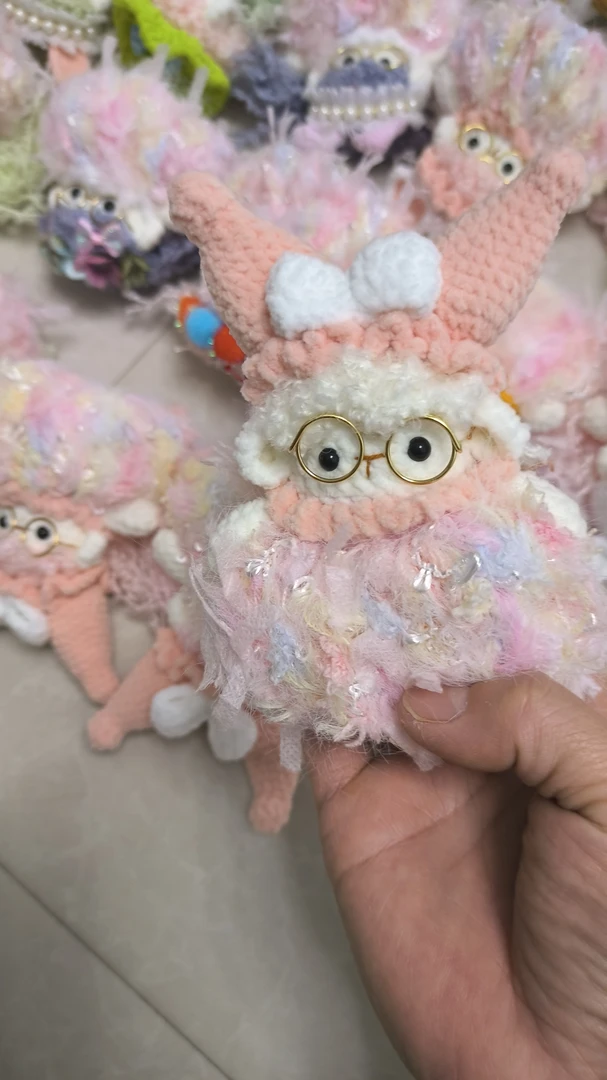 重工版小羊手混线小羊玩偶挂件