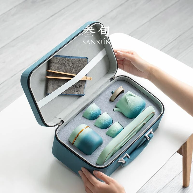 BERTHA DENTON/伯莎丹顿功夫旅行茶具套装户外高端喝茶车载露营