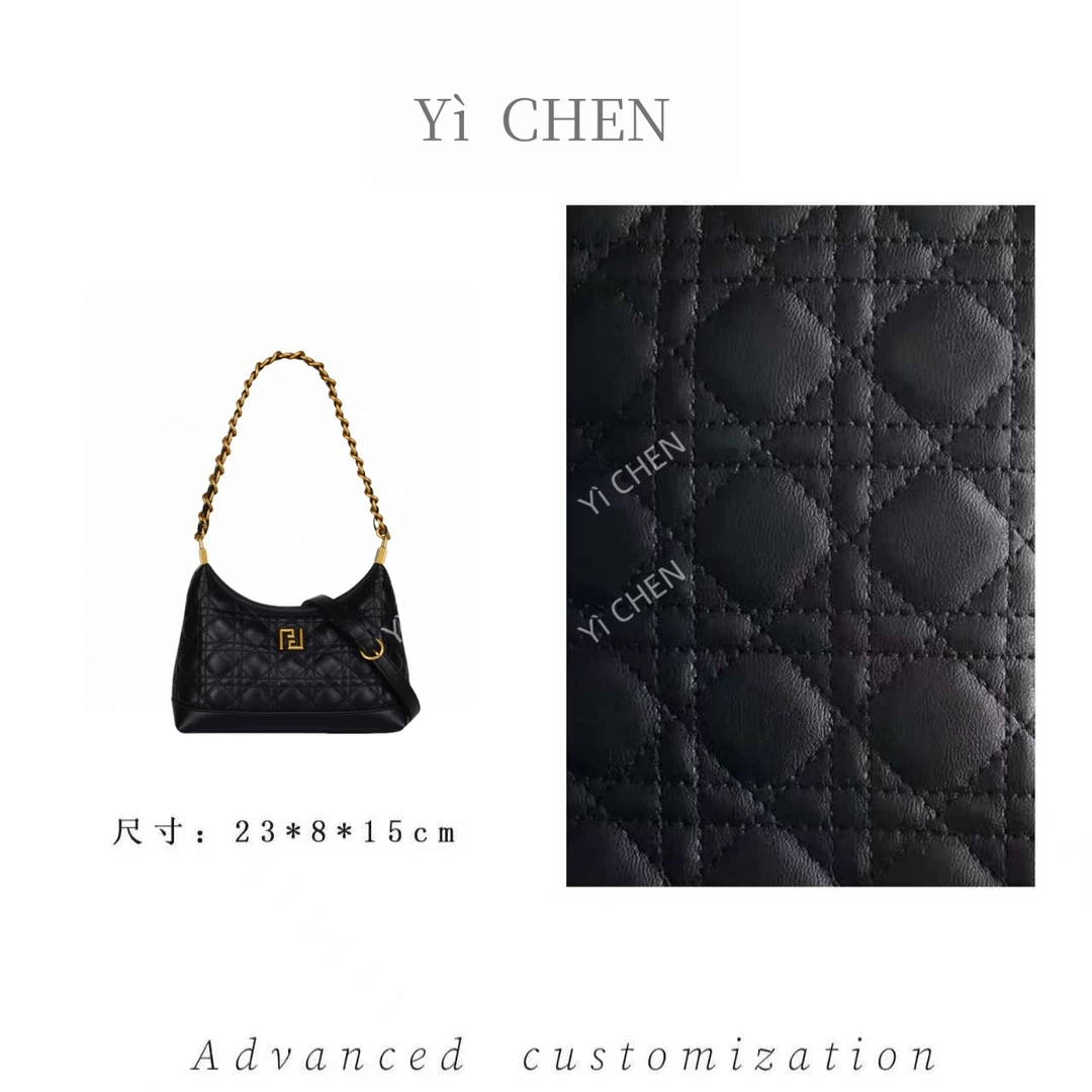 【Yì CHEN】GQ-7994-黑色 简约时尚女士新款轻奢单肩斜跨包