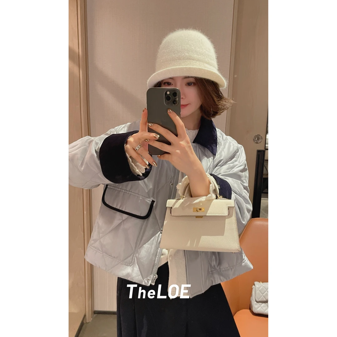 TheLOE/【polo真丝大白鹅夹克鹅绒服】慵懒感羽绒服#11.10Y-G6671