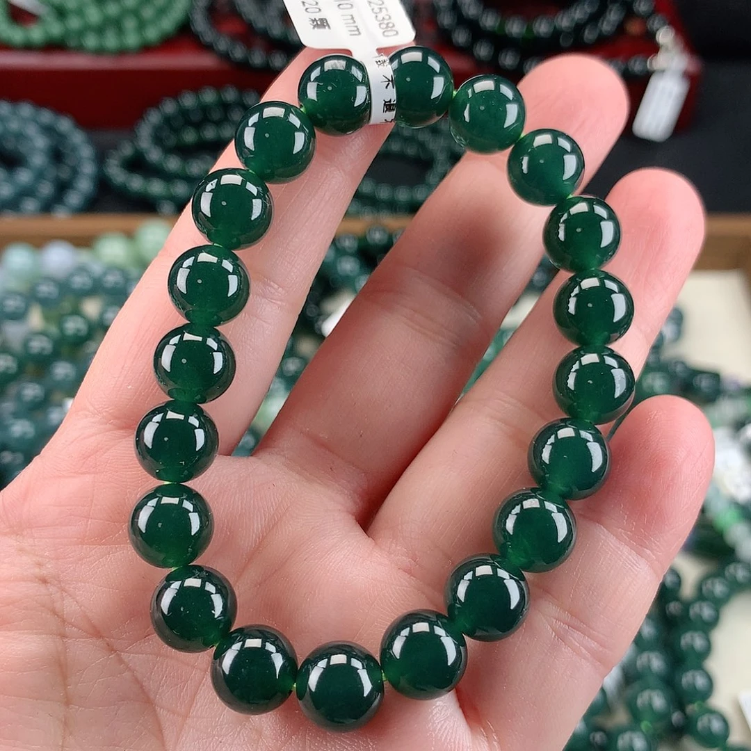 翡翠未镶嵌毛衣链