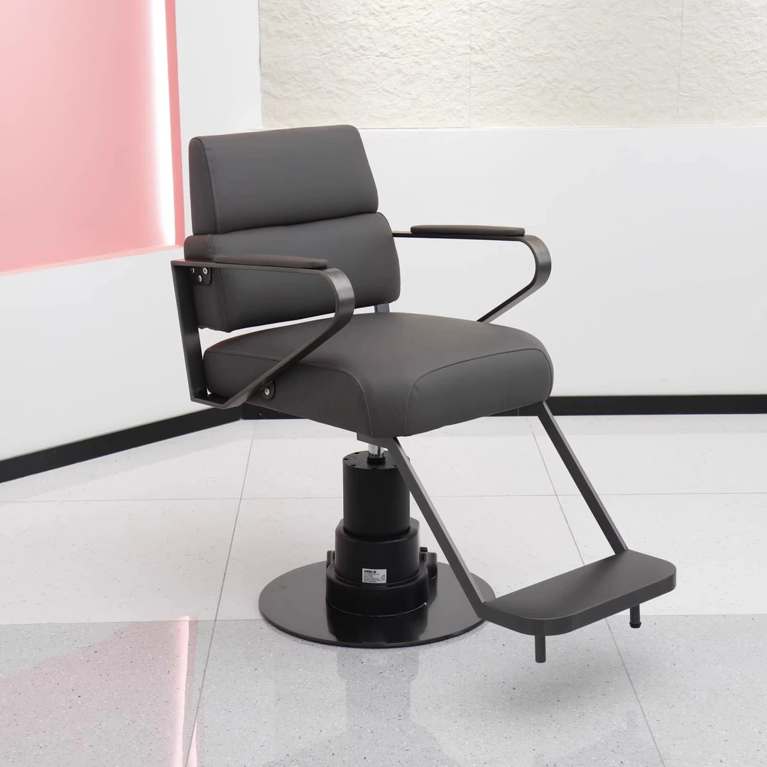 新款无线电动升降美发椅时尚潮款VIP高档理发椅烫染椅子厂家直销