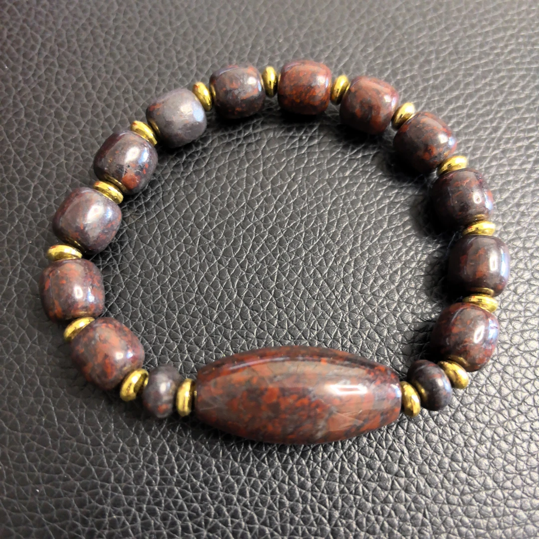 合金琉璃手链 〖乌兰家精选〗红伊丁◇手串