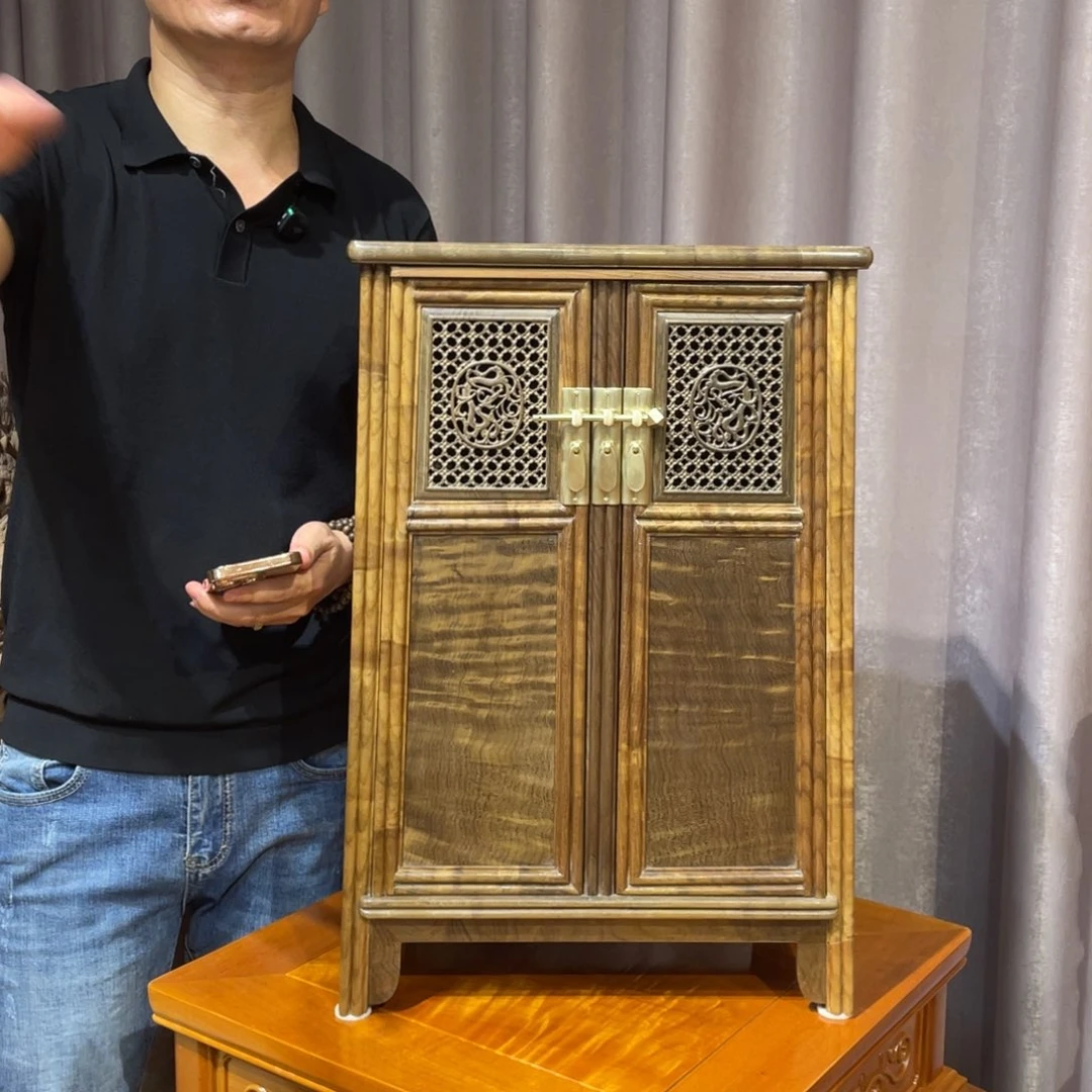 金丝楠阴沉金丝楠圆角柜