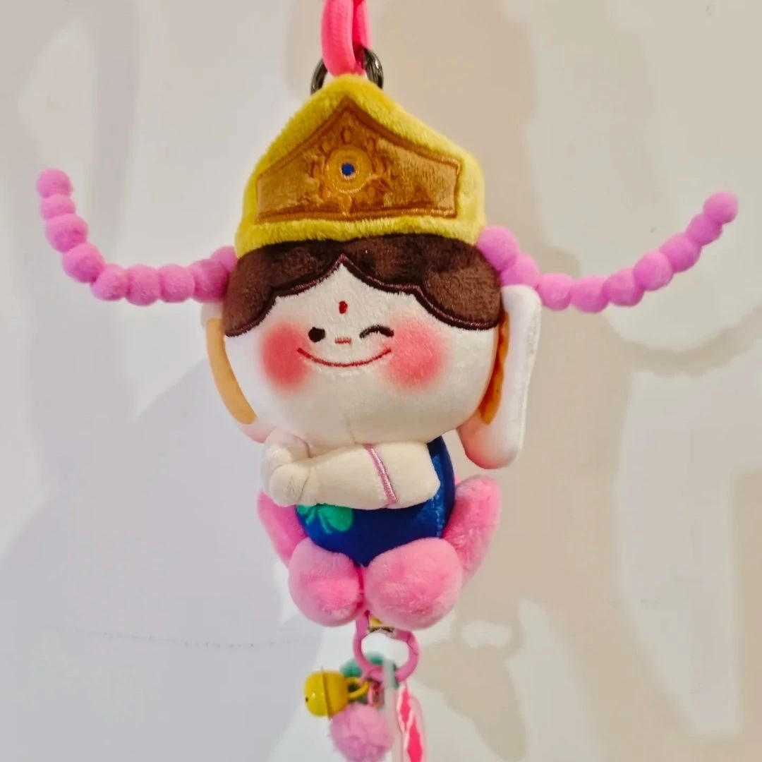 【现货】欢喜合什莲花玩偶小佛/赠礼品袋/大同莲花小佛挂件成品