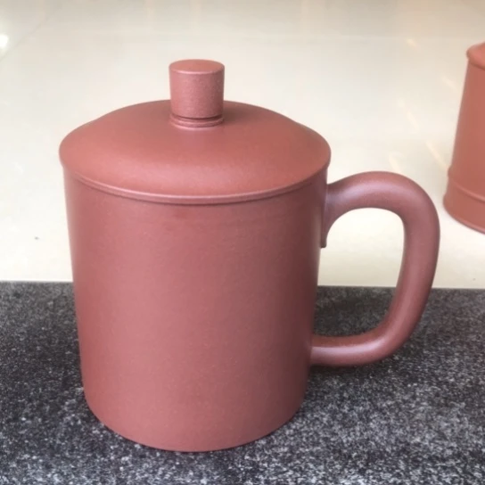 茶杯底槽青办公杯容量500