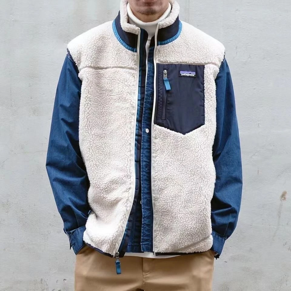 patagonia巴塔哥尼亚Classic Retro-X限定立领摇粒绒拉链马甲