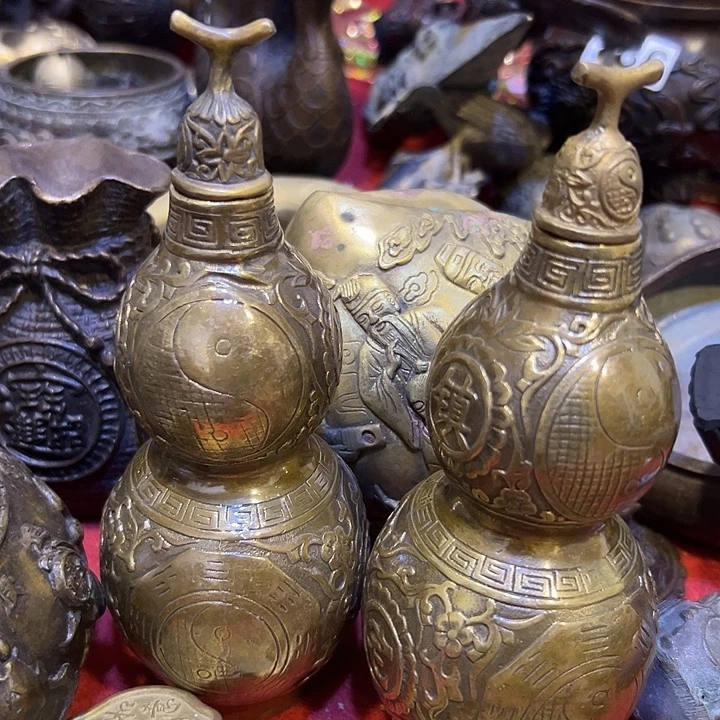 黄铜摆件，文房工艺品摆件
