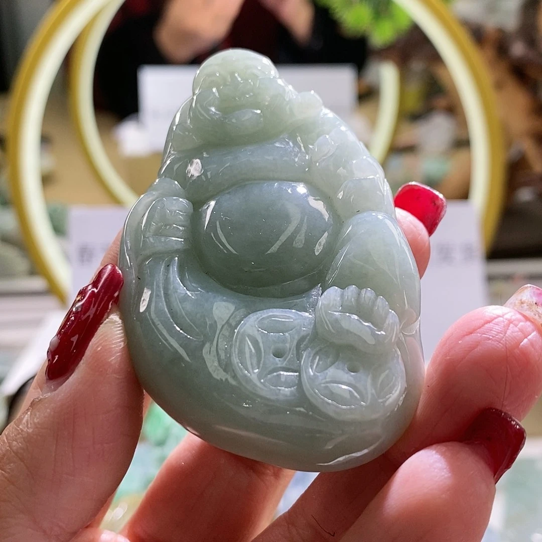 【闪购商品】翡翠颈饰未镶嵌佛