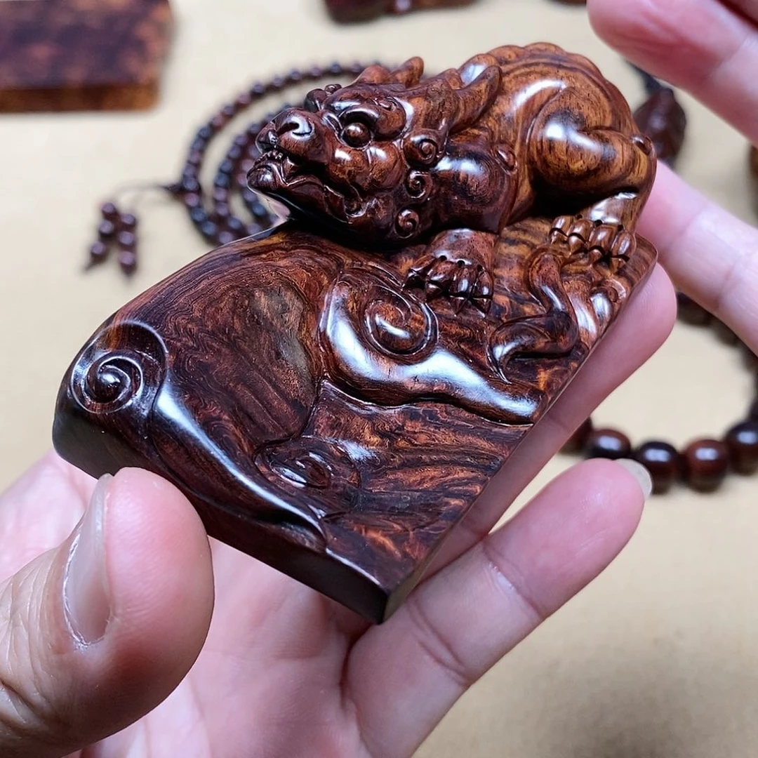 【闪购商品】黄花梨/降香黄檀把件古*手把件