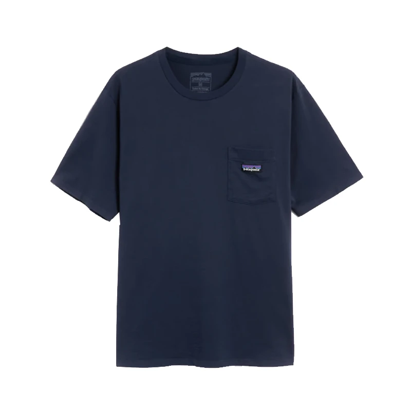 Patagonia/巴塔哥尼亚蓝色印花休闲男士T恤53255