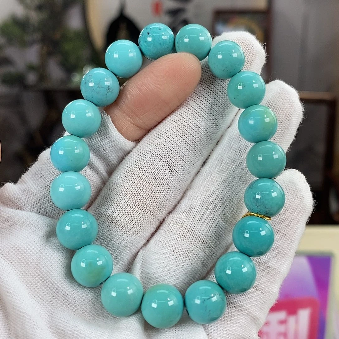 绿松石未镶嵌珠宝奇石10mm+