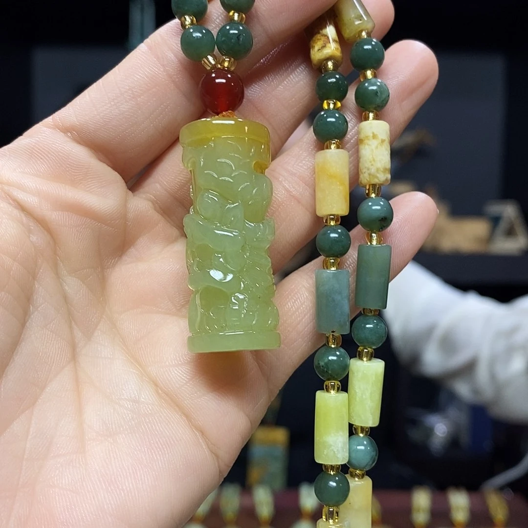 岫玉挂件吊坠未镶嵌