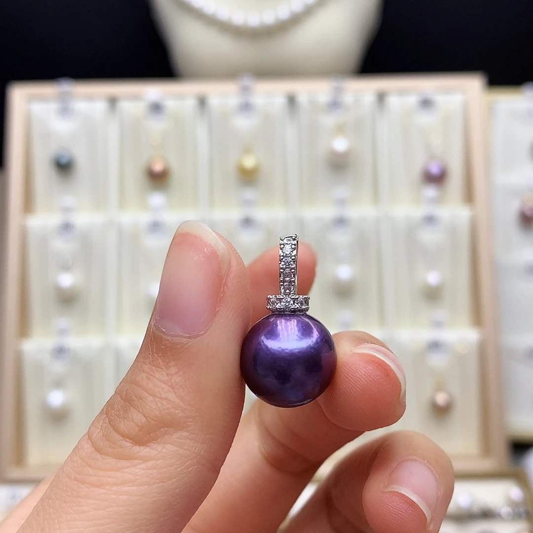 颈饰合金淡水珍珠