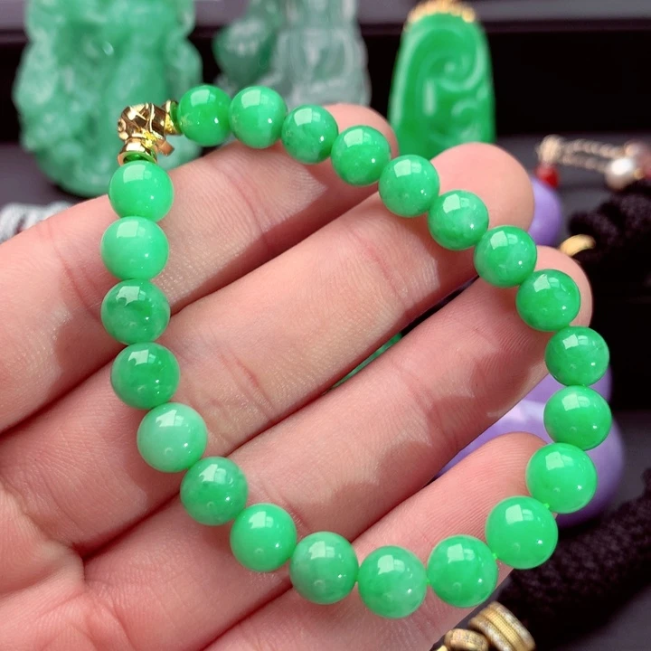 未镶嵌手链翡翠A货