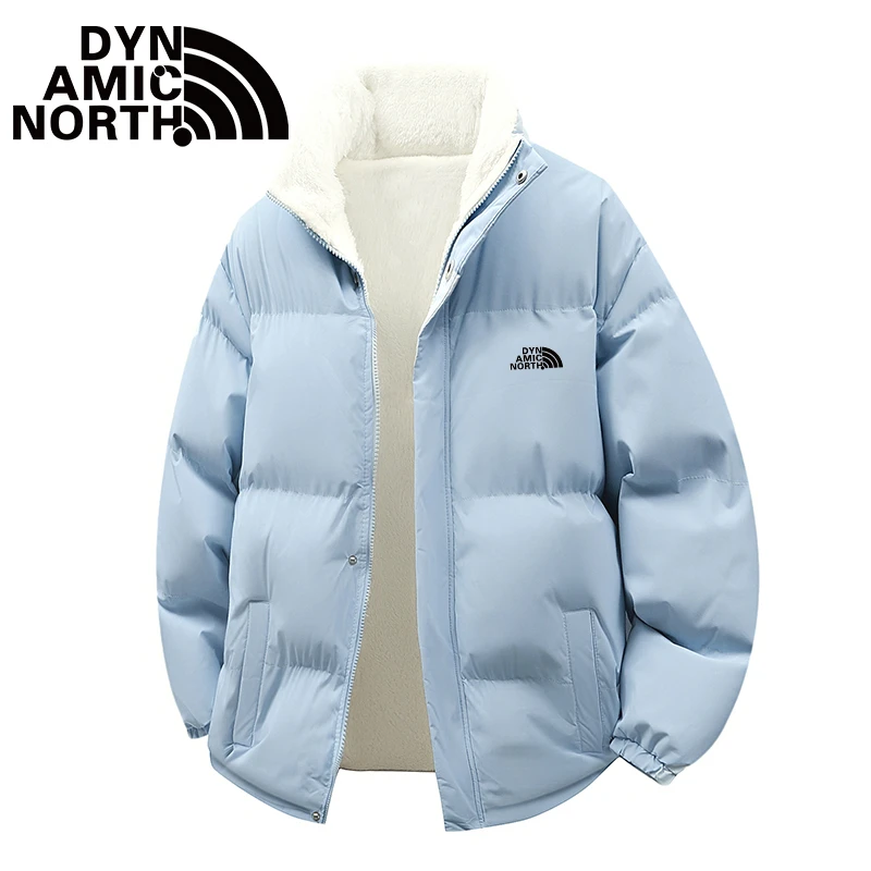 DYNAMIC NORTH/动感北面冬季潮流立领户外保暖棉衣长袖宽松冬装