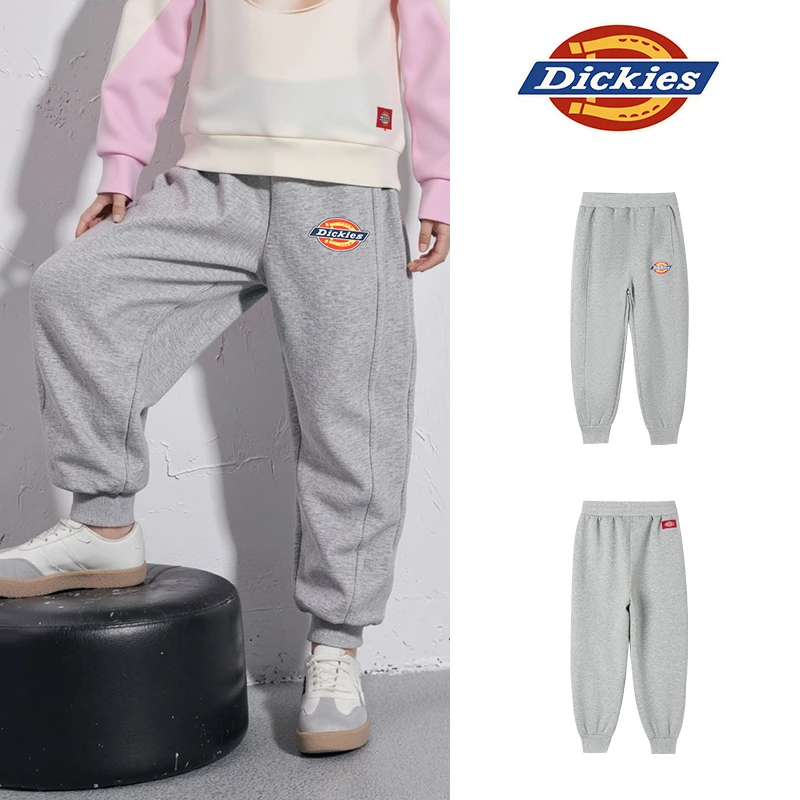 Dickies儿童休闲裤童装秋季男女童百搭束脚裤运动裤251K40LSD67