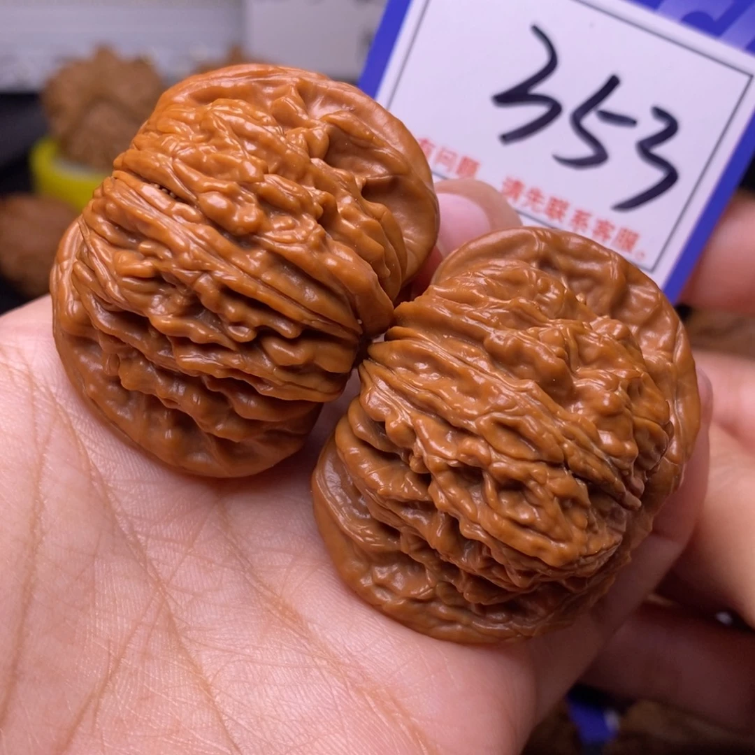 文玩核桃把件45全品楼353