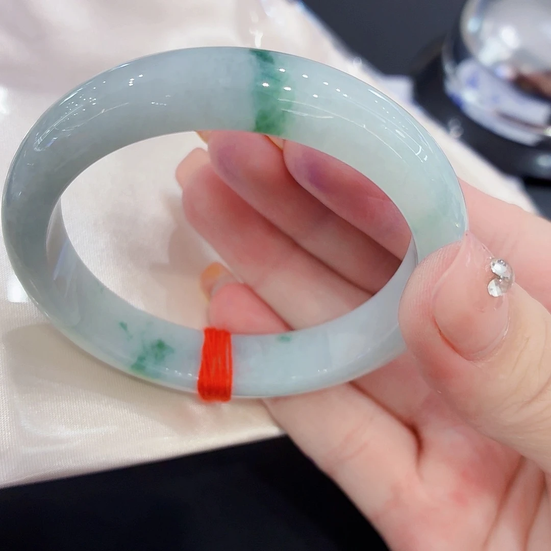 未镶嵌手镯翡翠天然缅甸翡翠手镯54