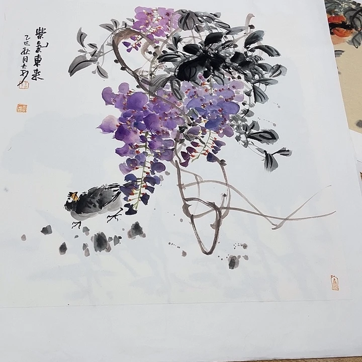姜奇老师花鸟作品50×50
