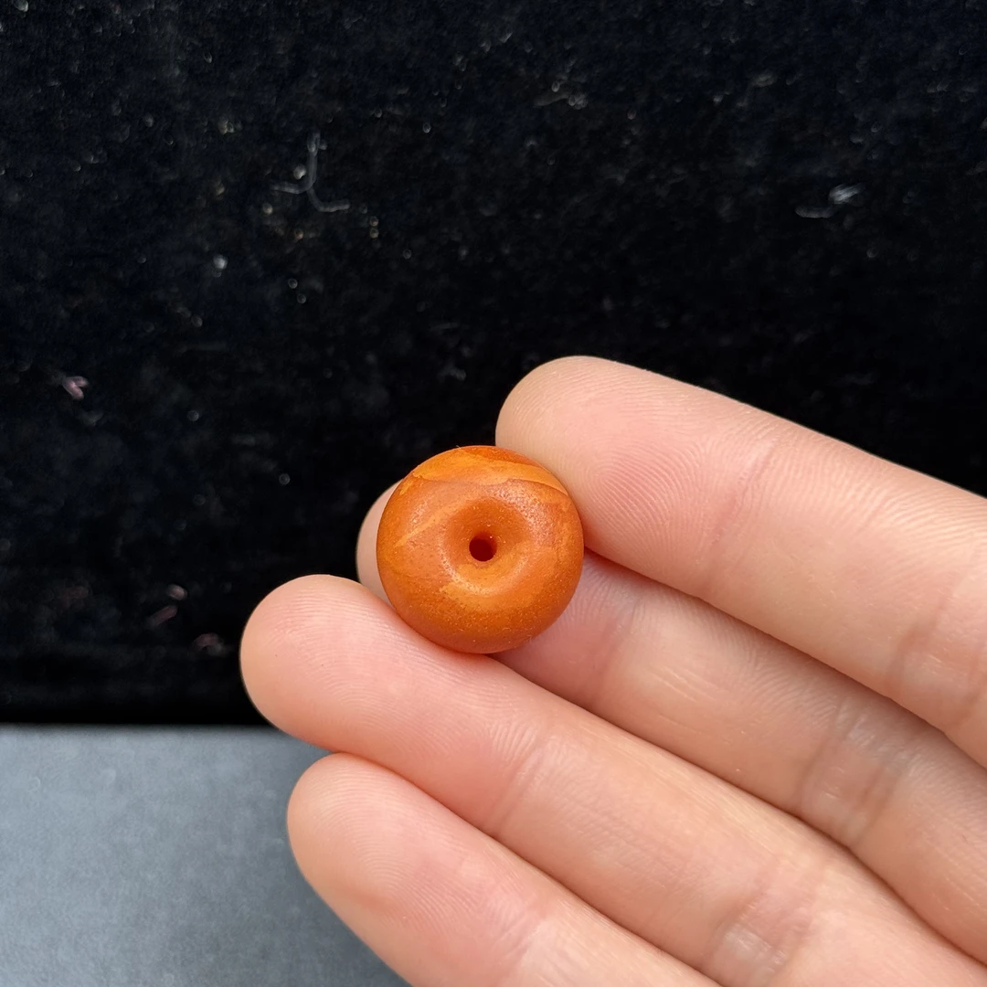 Y6528天然原矿蜜蜡 老蜡墩子 17*12mm抖音基地质检发货