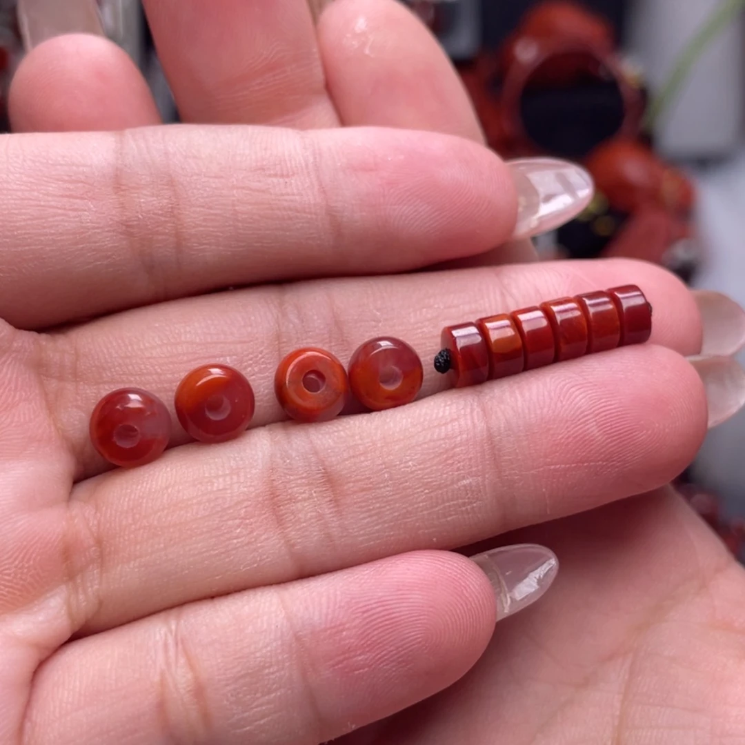 【闪购商品】未镶嵌隔片10个6m和7m南红玛瑙G****g