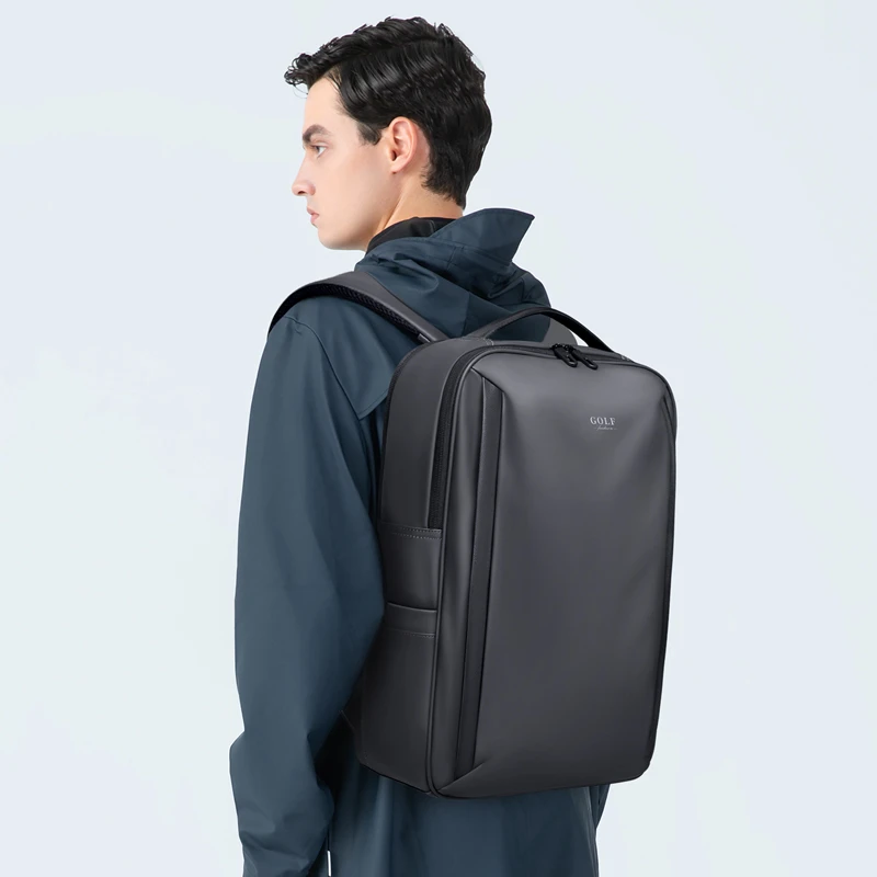 GOLF/高尔夫男士商务双肩包简约通勤大容量16寸电脑包大学生书包