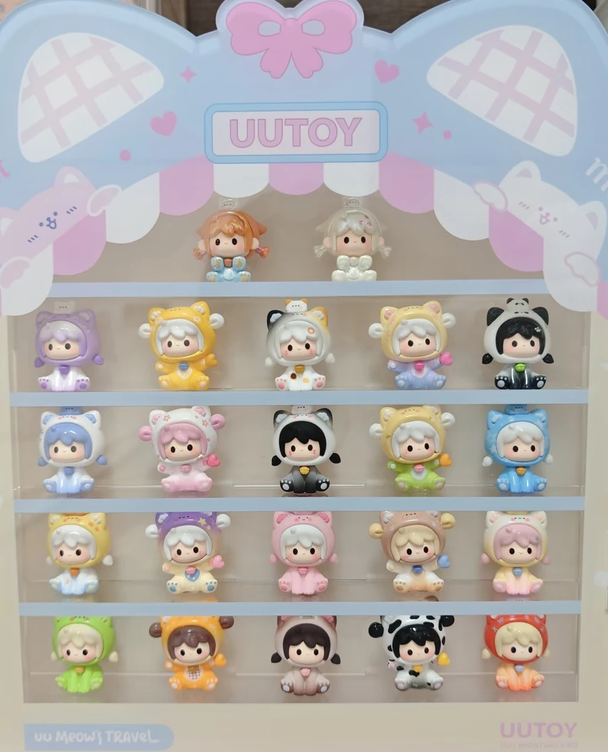 【代拆】UU-和小喵的出行日记萌粒盲盒礼物