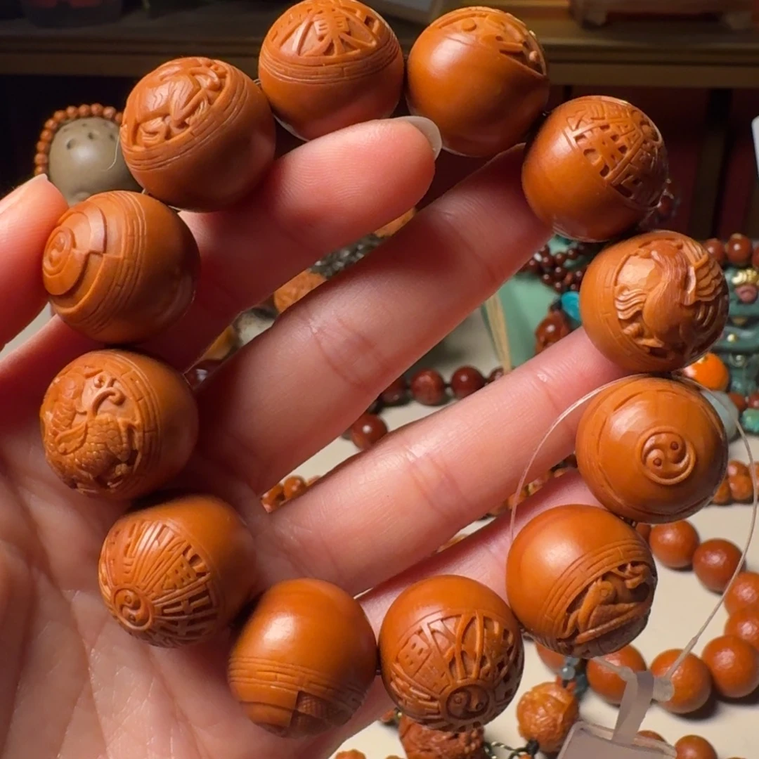 手串/手链橄榄核手工四象
