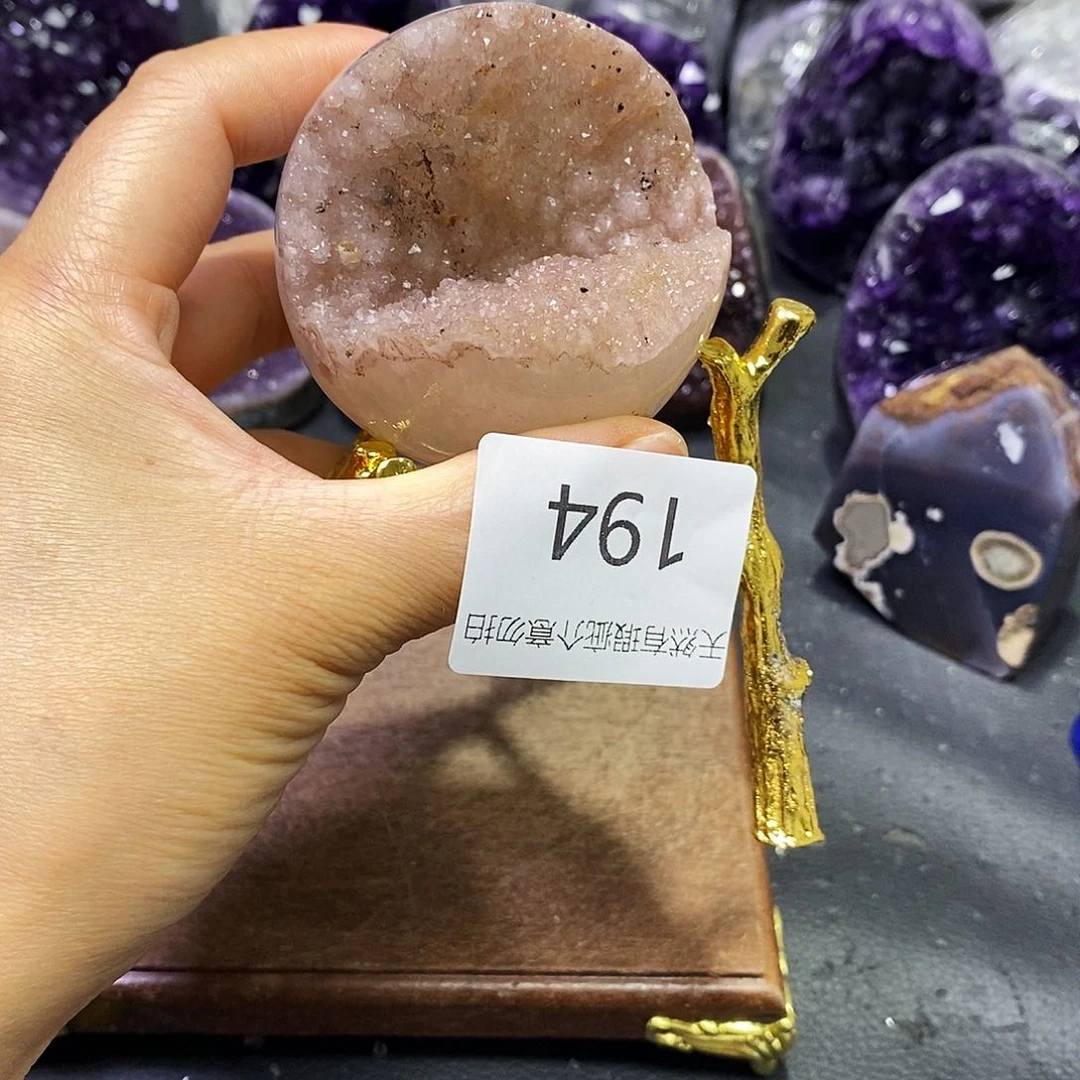 紫晶珠宝半成品未镶嵌
