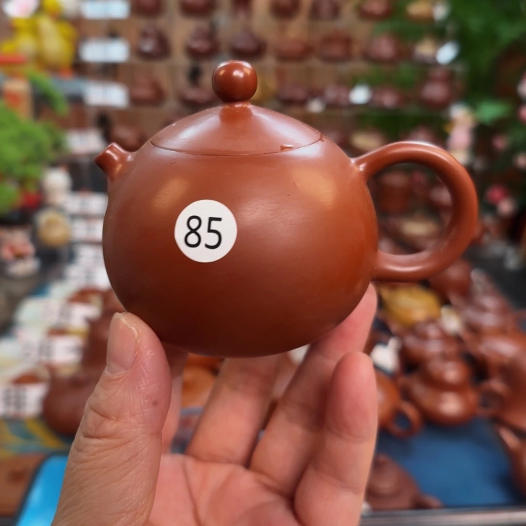 茶壶朱泥朱泥茶壶微瑕110C