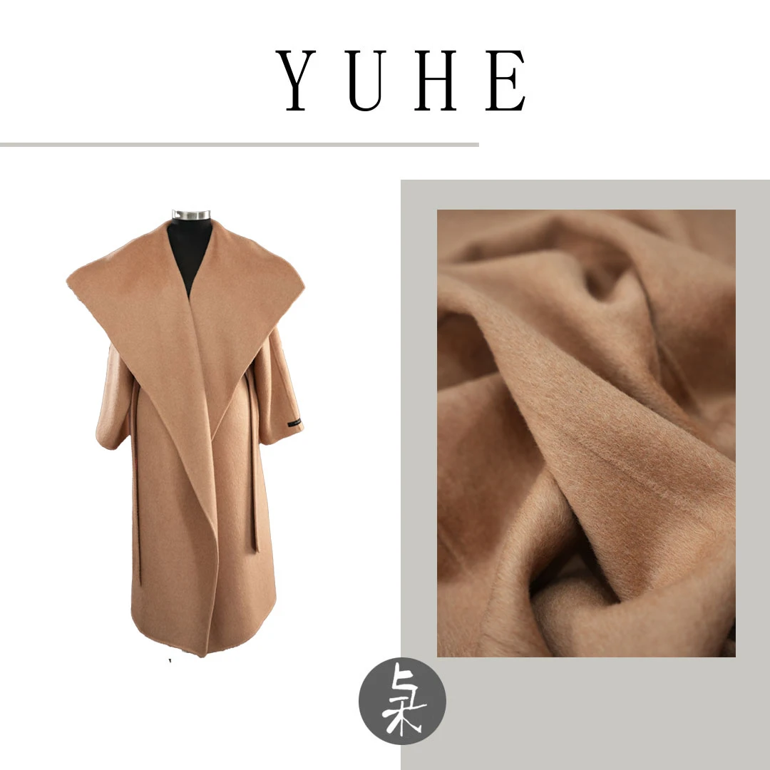 【都市魔方】100&毛款YUHE秋冬90%羊毛10%羊驼一衣多穿必入羊毛大衣