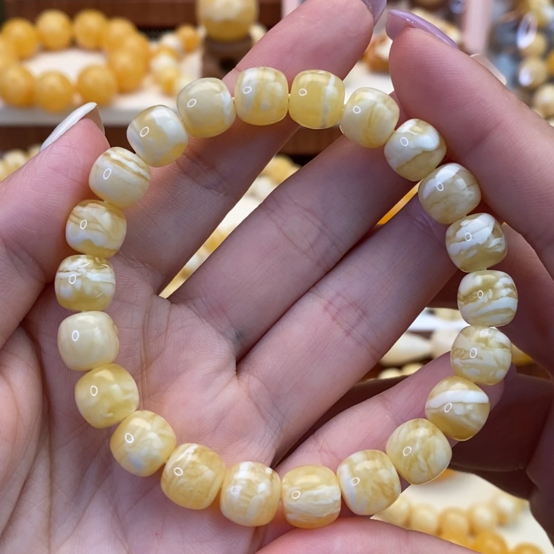 【闪购商品】未镶嵌蜜蜡裸石手链