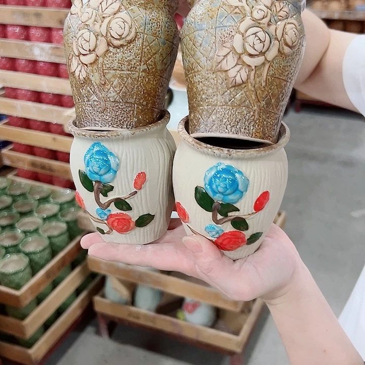 有孔，满10元发货多肉陶瓷花盆