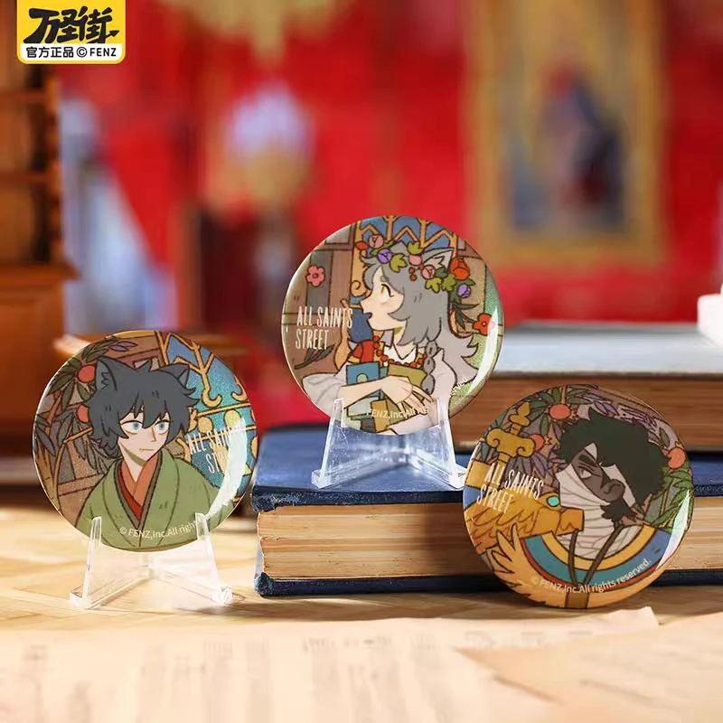 万圣街-万圣颂歌系列-马口铁徽章盲盒