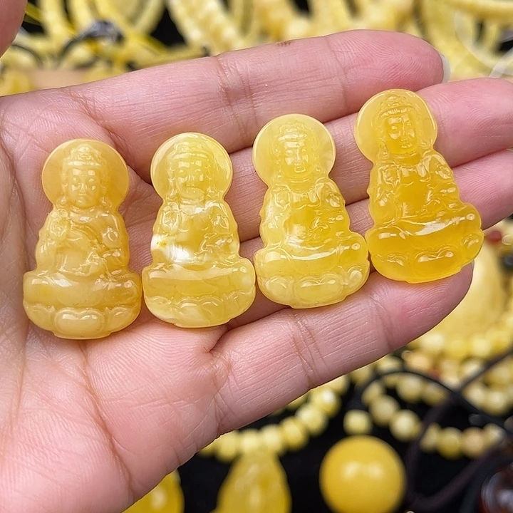 琥珀未镶嵌颈饰琥珀，多样性发其一