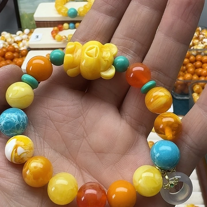 小***儿非金属多色手串一条搭配