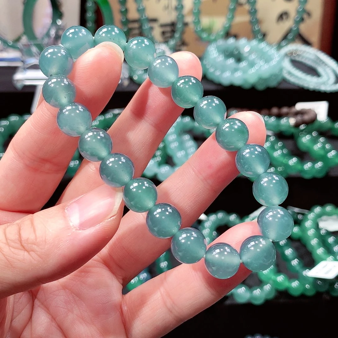 翡翠未镶嵌手链卡10