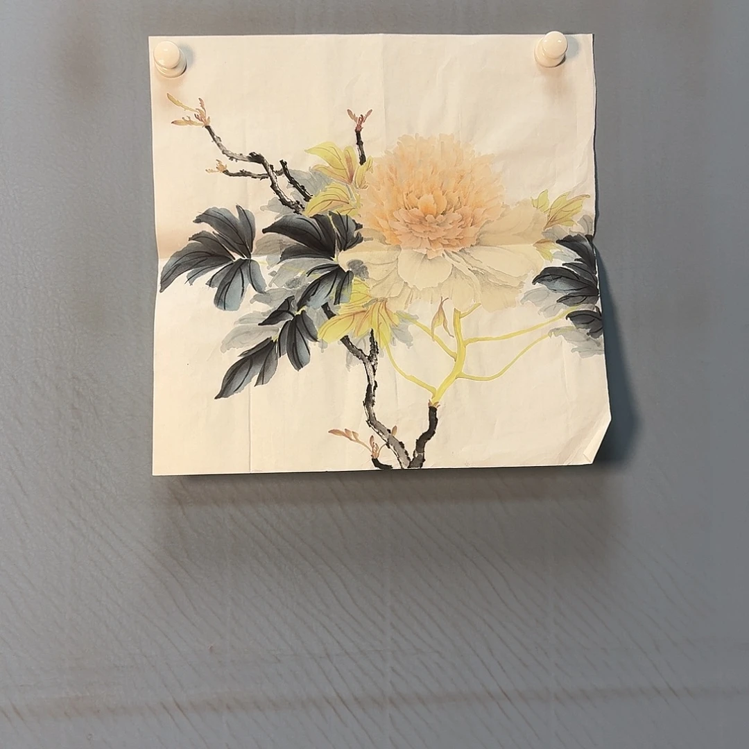 国画1078 牡丹一如您的脸颊